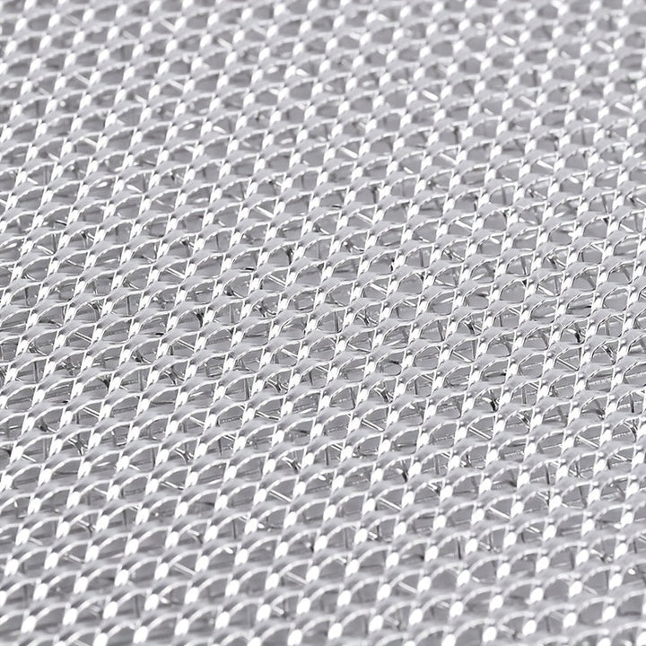 Filtro de ventilador de cocina de acero inoxidable - Prueba de aceite, fácil instalación, no necesita limpieza, duradero y resistente a la corrosión para una separación de aceite mejorada y protección de electrodomésticos de cocina, accesorio de electrod