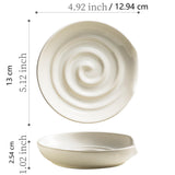 Descanso de Cuchara Cerámico - Soporte Grande para Cucharas y Espátulas Seguro en la Estufa, Decoración Duradera Resistente al Calor para Cocina de Granja, Diseño Ergonómico para Utensilios de Madera, Utensilios de Cocina