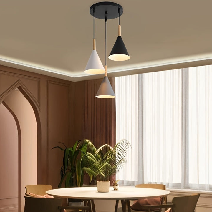 Arandela Nueva para Restaurantes con Tres Cabezas, Lámpara de Bar Moderna y Minimalista sin Bombillas