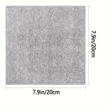 Toallas de cocina ultra suaves y absorbentes de microfibra - 5/10 piezas, 20.07 cm x 20.07 cm, gris, paños multiusos para limpieza del hogar, estilo rústico, solo lavado a mano, perfectas para platos y tareas del hogar, toallas para trastes