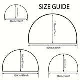 Tapete antideslizante y resistente al desgaste con diseño de adoquines, ideal para dormitorio, cocina, pasillo y múltiples zonas, 1 unidad