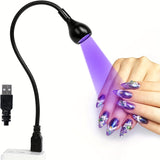 Lámpara de uñas con cable USB, secador de uñas, ideal para estilismo de uñas y proyectos DIY.