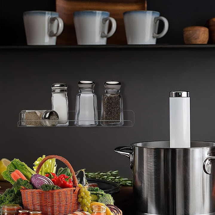 1pc Soporte Contemporáneo para Discos de Vinilo Acrílico, Estante de Exhibición Transparente Montado en la Pared con Agujeros para Montaje Fácil, No Necesita Electricidad, Estantería para Libros de Jóvenes, Flotante