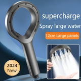 1pc Cabezal de Ducha de Alta Presión Portátil, Fácil de Instalar, No Requiere Electricidad, Tu Experiencia de Ducha