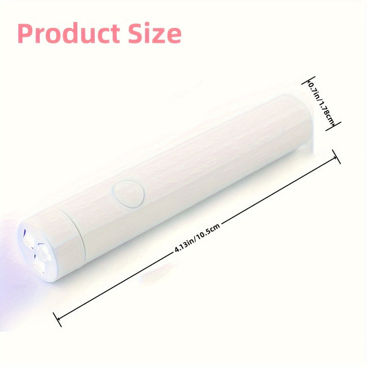 Lámpara Secadora de Uñas LED Portátil LYYKLLY - Recargable por USB, Luz de Secado Rápido para Esmalte en Gel para Uso Casero y de Salón