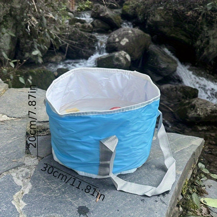 Baño de pies redondo plegable con asa - Tela Oxford rosa, perfecto para la relajación y el bienestar, ideal para Navidad, Halloween, Pascua, Acción de Gracias, Día de la Madre, baño de pies de bienestar | Elegante baño de pies | Baño de pies duradero