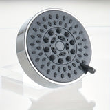 Cabezal de Ducha de Alta Presión de 5 Modos, Cabezal de Ducha de Rociado Superior para Baño, Cabezal de Ducha Fijo para Baño, Cabezal de Ducha de Gran Caída de Agua, Accesorios de Baño