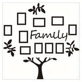 Adhesivos de pared tridimensionales en forma de árbol para marco de fotos creativo, decoración de fondo para comedor, entrada del salón y dormitorio