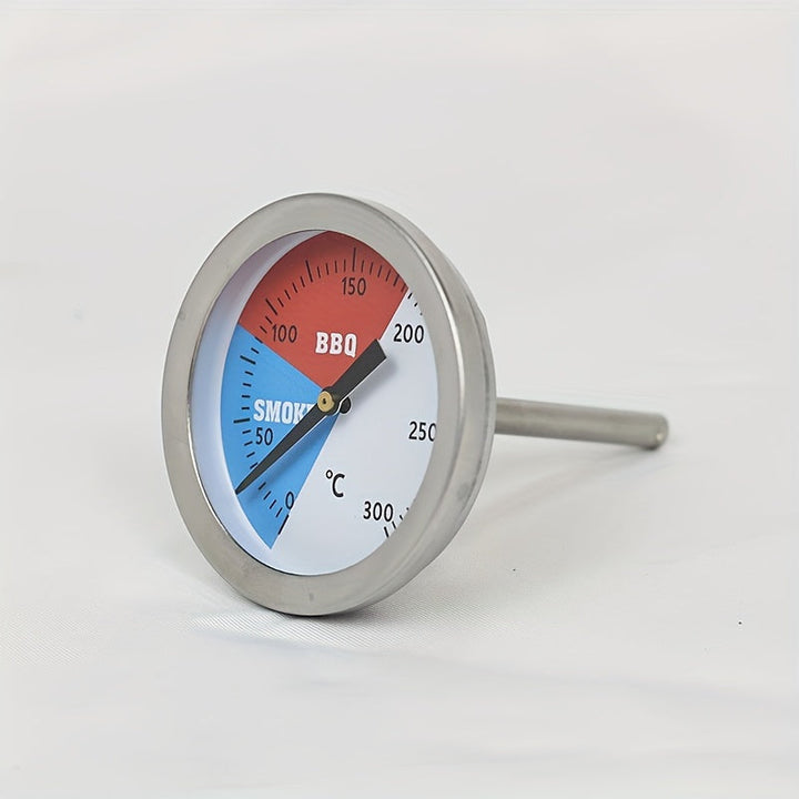 Termómetro de horno de 50 mm, 0-300 ° C, longitud de la sonda de 65 mm, adecuado para hornos de exterior, hornos de cocina, hornos domésticos.