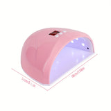 Secador de esmalte de uñas LED HOTU - Soporte de gel acrílico con 12V alimentado por USB, sensor infrarrojo, herramienta de manicura rosa para arte de uñas, calidad de salón, no requiere batería, accesorios para arte de uñas | Arte de uñas moderno | Seca