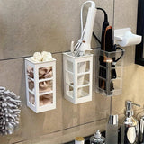 1 pza. Soporte para rizador de pelo, para secadores de pelo, planchas, rizadores, alisadores y peines, organizador adhesivo de pared, organizador de ducha y accesorios para el cabello, almacenamiento y organizador de baño Accesorios de baño/baño