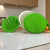 1pc Hacedor de Queso para Microondas - Sencillo Molde de Plástico para Hacer Queso Casero, Ideal para Uso en la Cocina, Incluye Cesta y Tapa