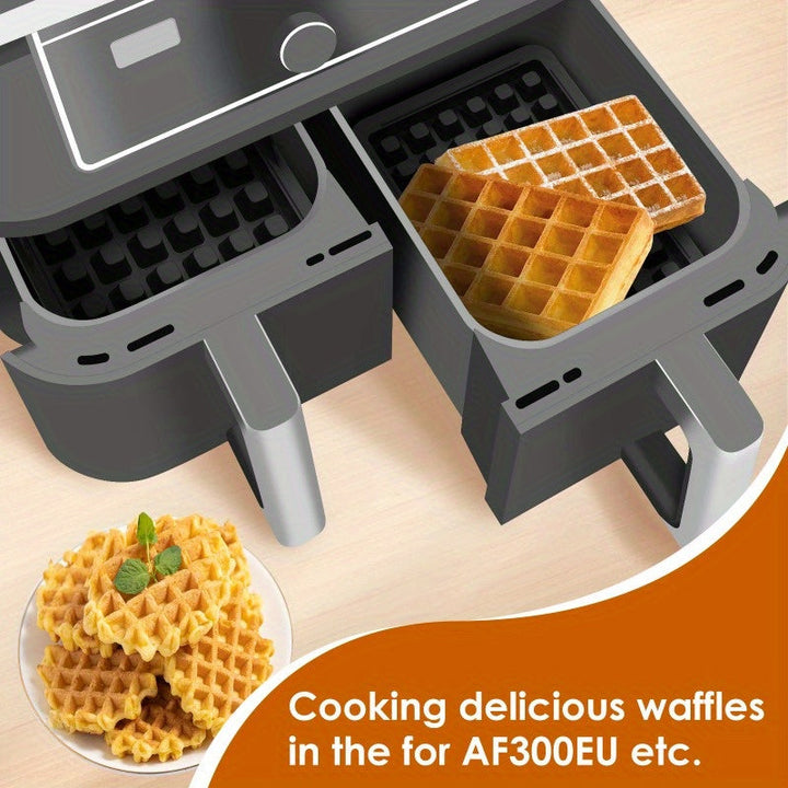 Moldes de waffle de silicona para hornear, para Ninja AF300EU, AF400EU, AF451EU, SL400EU, AF500DE y más accesorios para freidor de aire.