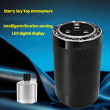 Máquina de Aromaterapia Inteligente, con Tres Modos, Sensor Táctil, Anillo Luminoso LED Colorido, Batería de Litio Recargable, Carga USB, Fuente de Aceite Esencial/Fragancia de Perfume, Incluye Juego de 1/3 Botellas de Perfume, Adecuado para Hogar, Ofici