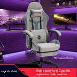 Butaca Ergonómica para Gaming con Elevación Dual de Gas, Silla de Oficina Ergonómica, Tela Tech, Reposabrazos Interconectados, Gris, ¡Capacidad de Carga Superior! Modelo Sin Pedal