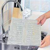 Protección contra salpicaduras autoadhesiva para hornos de aleación de aluminio - No requiere taladrado, resistente a la suciedad y altas temperaturas, cubierta protectora para paredes de hornos de cocina, fácil de limpiar y diseñada para prevenir la for