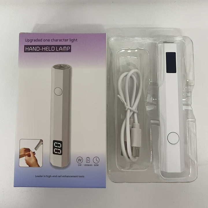 Secador de uñas LED PETECH de secado rápido - Herramienta de gel de curado rápido, portátil y eficiente en energía, recargable por USB, batería de litio, sin fragancia - Ideal para manicuras y pedicuras, accesorios de arte de uñas