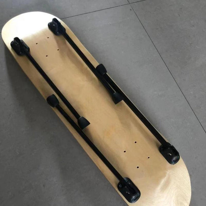 4 piezas Patas de mesa plegables portátiles para banca mesa de computadora lateral 26cm Negro