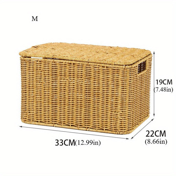 1/2 piezas Caja de almacenamiento para juguetes y snacks elegante y práctica - ideal para decorar baños, dormitorios, cocinas, hogares y canastas de lavandería