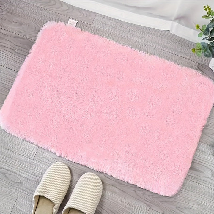 1 pieza, Alfombra Larga de Peluche, Alfombra Peluda para Dormitorio, Alfombra Rectangular para Mesita de Noche, Alfombra para Sala de Estar, Adecuada para Dormitorio, Sala de Estar, Área de Ocio, Habitación Infantil, Mesa de Café, Vestidor, Alfombra para