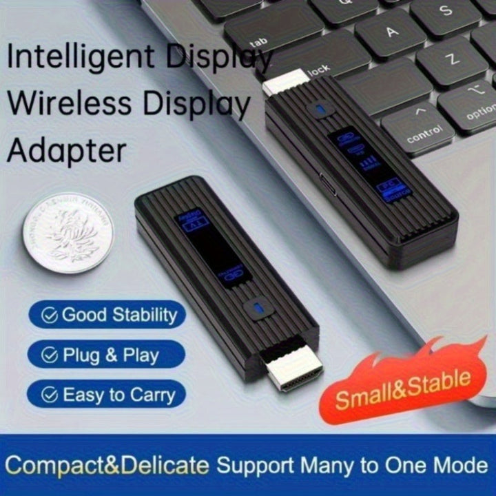 1080P 60Hz 50m NUEVO LED Display Transmisor y receptor de video inalámbrico 8TXs a 1RX Compatible con HDTV Adaptador de video y audio inalámbrico para cámara, portátil, laptop, PC, proyector, monitor, enchufe y juego 2.4G/5.8G Bajo retardo