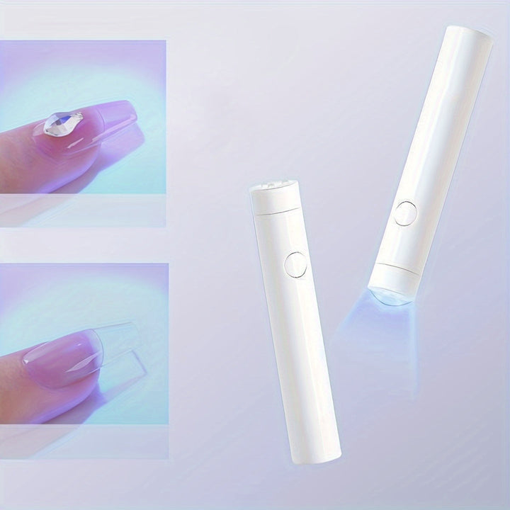 Lámpara Secadora de Uñas LED Portátil LYYKLLY - Recargable por USB, Luz de Secado Rápido para Esmalte en Gel para Uso Casero y de Salón