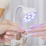 LED Portátil Recargable, Lámpara LED con Botón de Activación, Curado en 30 Segundos para Aplicaciones Rápidas de Uñas de Gel