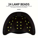 Luz LED para uñas 10T, luz para uñas para hogar y salón, secador de uñas LED con sensor automático/3 configuraciones de temporizador para esmalte de gel, herramienta profesional para arte de uñas y uñas de los pies.