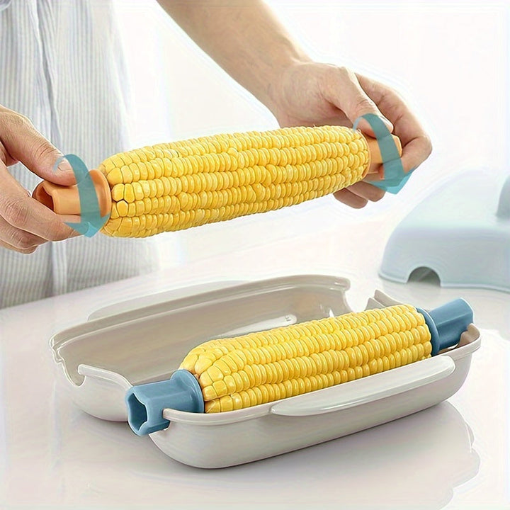 1pc Vaporera de Microondas sin BPA para Verduras y Mariscos - Herramienta de Cocina No Eléctrica, Diseño Fácil de Limpiar con Tecnología de Vapores Rápidos & Mangos Ergonómicos, Material Libre de BPA