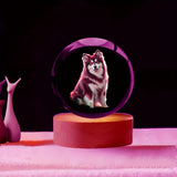 Luces Nocturnas de Cristal LED Personalizadas con Foto - Decoración Moderna para Dormitorio y Oficina, Alimentado por USB, Regalo Ideal para Bodas, Padres, Mascotas, Fiestas y Más