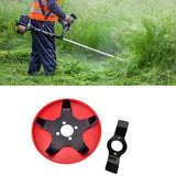 Juego de Herramientas para Jardín Metálicas, Cortacésped Multifuncional y Desbrozadora, con 2 Cuchillas Intercambiables, Eliminación Eficiente de Malezas sin Dañar Plántulas, para Jardines y Arrozales