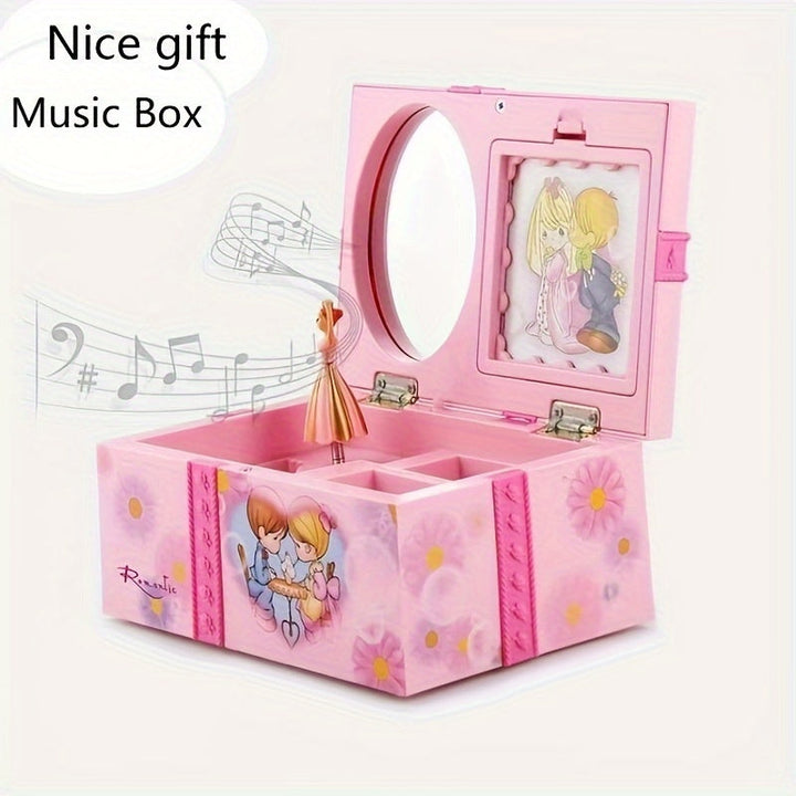 Caixa de Música Creativa para Cumpleaños - Organizador de Escritorio con Baile Musical, Decoración para Estantería, Oficina o Entrada, Regalo de San Valentín y Pascua