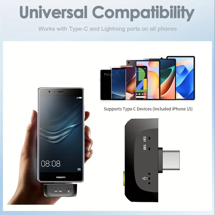 La Nueva Generación de Micrófonos de Botón Cuenta con Reducción de Ruido de Un Solo Clic, una Impresionante Vida Útil de la Batería de 50 Horas, un Diseño Ligero y un Accesorio Magnético, lo que lo Hace Adecuado para Grabaciones, Transmisiones en Vivo, D