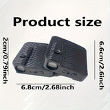 2 piezas de luz de puerta con alas de ángel, alimentada por baterías AAA, no incluidas, adecuada para varios modelos, ensamblaje de luz de piso de coche, sin batería.