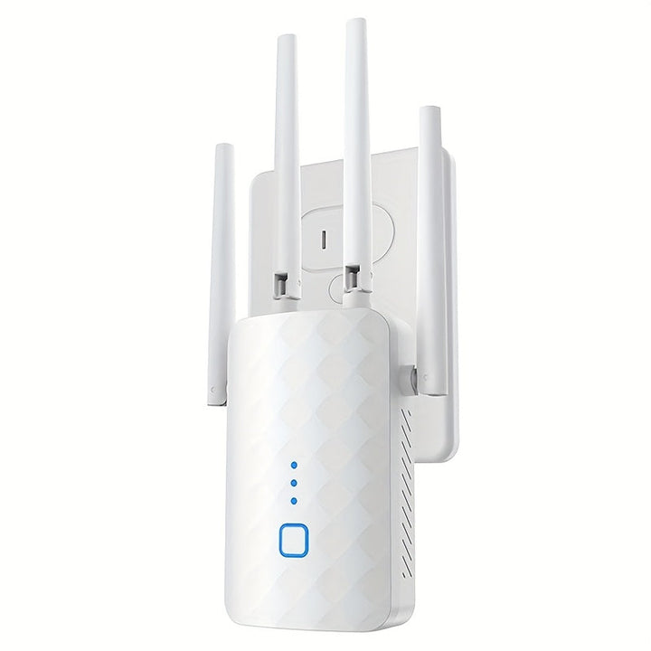 Amplificador de señal inalámbrica WiFi versátil - Cubre 9860 pies cuadrados, 60 dispositivos, incluye puerto Ethernet, configuración rápida, amplificador de señal inalámbrica para uso empresarial y doméstico, repetidor de extensión de WiFi