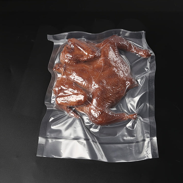 Bolsas de Almacenamiento de Alimentos Selladas al Vacío [Paquete de 5] - Diseño Texturizado en 5 Tamaños | Bolsas Congeladoras Extra Gruesas y Reutilizables para Carne, Verduras y Organización de Viajes | Sistema de Conservación Sin Aire | Esenciales par