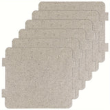 6 piezas Universales de Repuestos de Guías de Onda de Mica para Horno Microondas, Piezas de Repuesto Resistentes a Altas Temperaturas, Hojas de Aislamiento Térmico para Reparación de Microondas