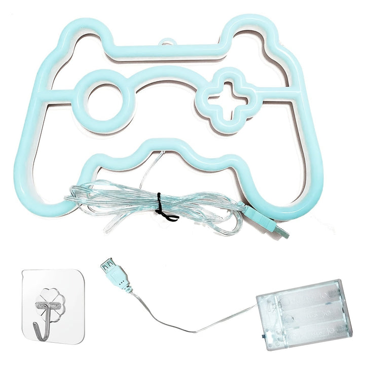 Ilumina tu sala de juegos con esta luz neón para jugadores - ¡Un regalo perfecto para adolescentes varones!