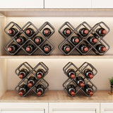 Soporte para Vino Soporte para Vino Tinto Soporte de Almacenamiento Soporte de Exhibición Soporte para Botellas de Vino en Casa Soporte para Vino con Luz de Lujo Adornos de Exhibición de Alta Gama