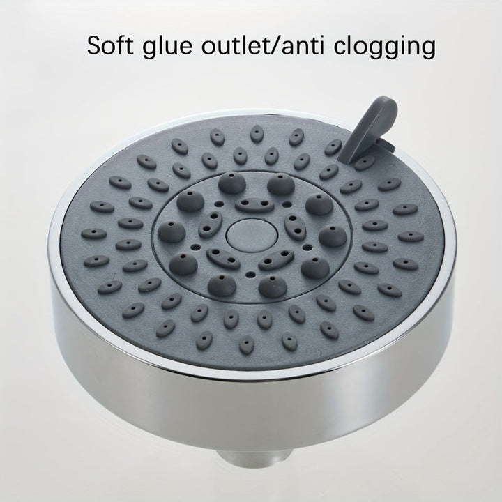 Cabezal de Ducha de Alta Presión de 5 Modos, Cabezal de Ducha de Rociado Superior para Baño, Cabezal de Ducha Fijo para Baño, Cabezal de Ducha de Gran Caída de Agua, Accesorios de Baño