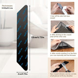 Paquete de 4/8/16 fijadores antideslizantes para alfombras de alta calidad, pegatinas adhesivas dobles para alfombras - , adecuado para salón, comedor y baño en pisos de madera, azulejos, etc. superficies - previenen el deslizamiento y las esquinas rizad