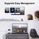 Extensor de Red Ethernet, soporta hasta 1Gbps, expande un cable a cuatro puertos, plug-and-play, amplia compatibilidad, alta potencia, enfriamiento eficiente, rendimiento estable, operación rápida y segura, compacto y portátil. Ideal para uso en hogar u