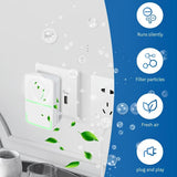 Purificador de Aire Portátil de Iones Negativos con Eliminación Automática de Olores y Humo – Funcionamiento Silencioso para un Mejor Sueño, Elimina Polvo, Polen, Pelo de Mascotas y Olores Desagradables, Diseño Seguro y Duradero para Uso en Casa u Oficin