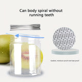 Paquete de 20 Contenedores Pequeños de Plástico con Tapas, 4 Onzas (aproximadamente 110g), Recipiente para Almacenamiento de Alimentos de Boca Ancha, Contenedores Vacíos Rellenables para Frutas Secas, Nueces, Miel y Condimentos