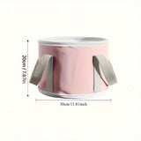 1 pieza, cubo de baño portátil plegable para pies, aislamiento profundo de tobillo, uso doméstico y de dormitorio, fácil limpieza, diseño plegable para viajes, tratamiento de pedicura | Masajeador de pies portátil | Diseño plegable, tratamiento de pies