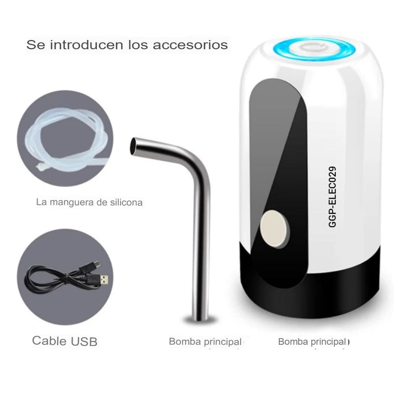 Bomba Dispensador Agua Batería Recargable