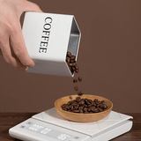 Contenedores de Almacenamiento y Blanco, Recipientes Metálicos para Café, Azúcar y Té, Organización Diaria, Almacenamiento de Cocina