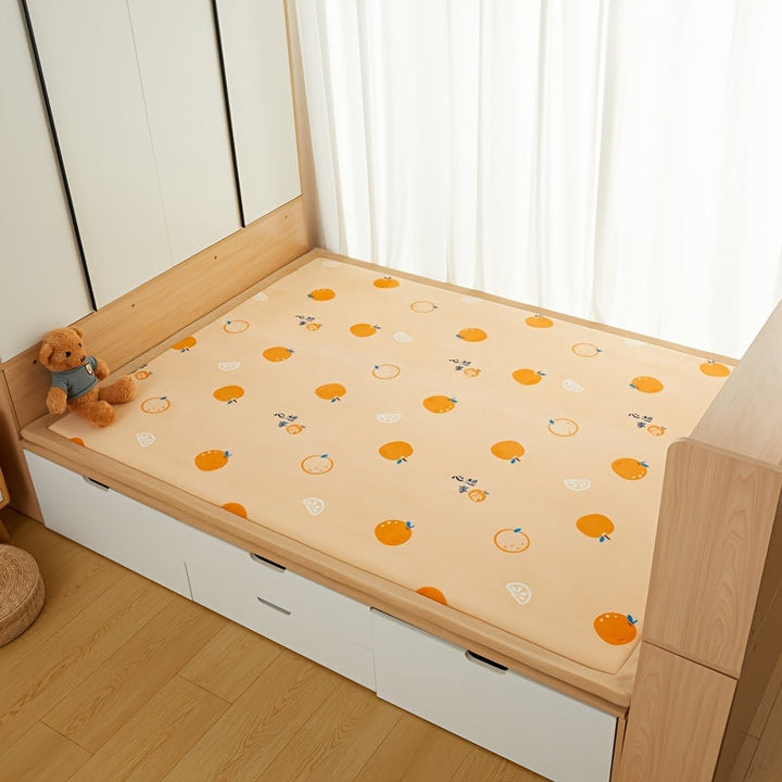 Suave alfombra de terciopelo de leche con diseño de hojas de otoño y calabaza - Alfombra gruesa y cálida para dormir, descansar o leer - Ideal para decorar el salón o la habitación, alfombra para rincones de lectura | Tema de otoño | Textura de terciopel