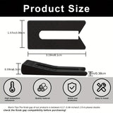 4/5pcs Cierres para Pomos de Estufa, Cierres para Pomos de Estufa de Gas, Cierre para Pomos de Horno a Prueba de Niños, Diseño Duradero (Negro)