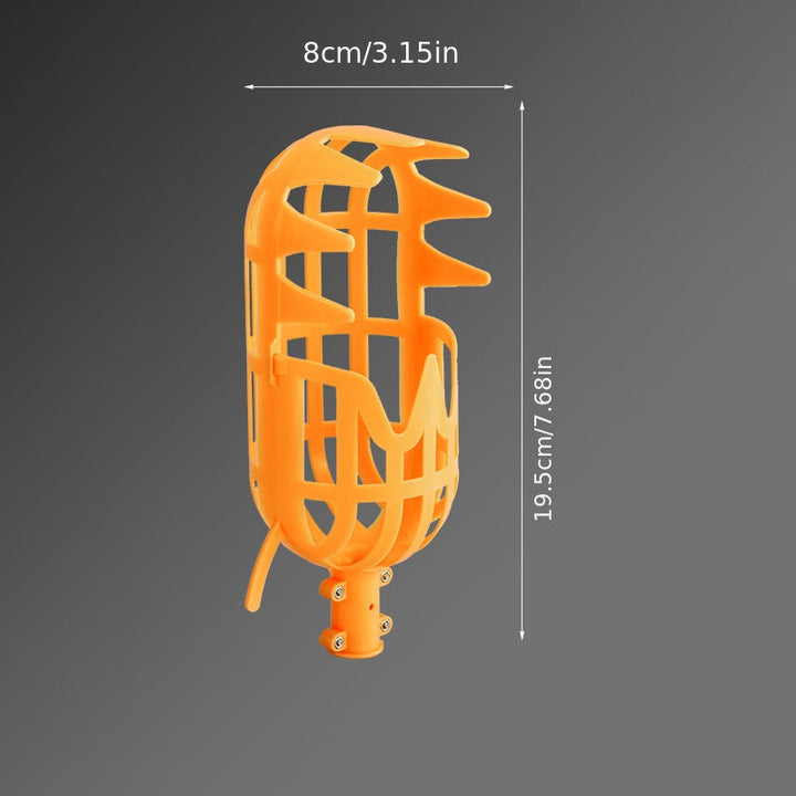 1pc, Cesta Para La Cabeza Del Recolector De Frutas (poste No Incluido) Herramienta De Recolección De Frutas De Plástico Colector De Recolección De Frutas De Jardinería Cosechadora De Bayas De Gran Altitud Dropship